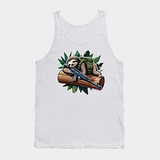 Tactical Sloth Tank Top